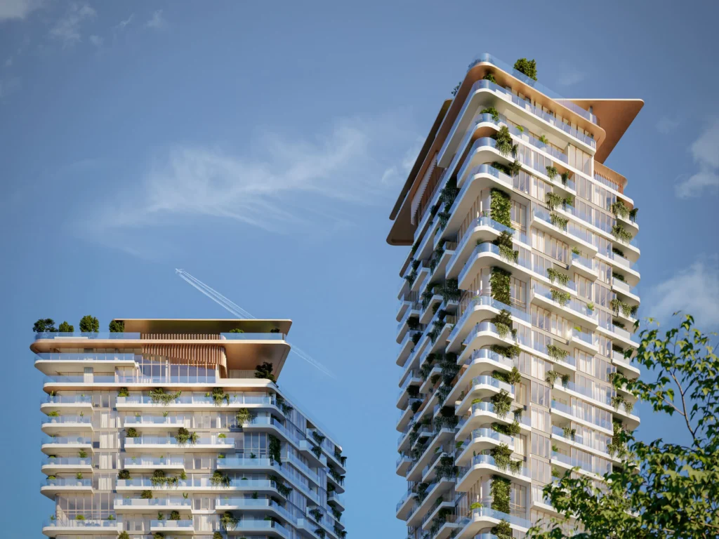 Beyond Soulever twin tower architecture – luxury high-rise residential towers in Dubai Maritime City