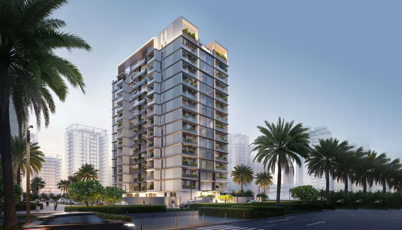 Verdan1a 4 Dubai – Modern residential tower in Dubai Land Residence Complex by Object 1